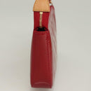 LOUIS VUITTON Vernis Pochette Accessoires Pomme D'amour M91577 LV Auth ep9386-3