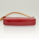 LOUIS VUITTON Vernis Pochette Accessoires Pomme D'amour M91577 LV Auth ep9386-5