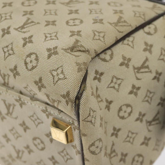 LOUIS VUITTON Monogram Mini Josephine PM Hand Bag Khaki M92215 LV Auth ep9387