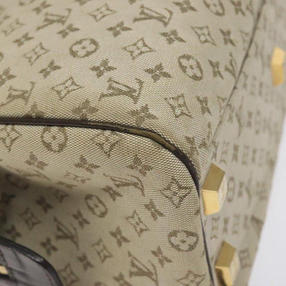LOUIS VUITTON Monogram Mini Josephine PM Hand Bag Khaki M92215 LV Auth ep9387
