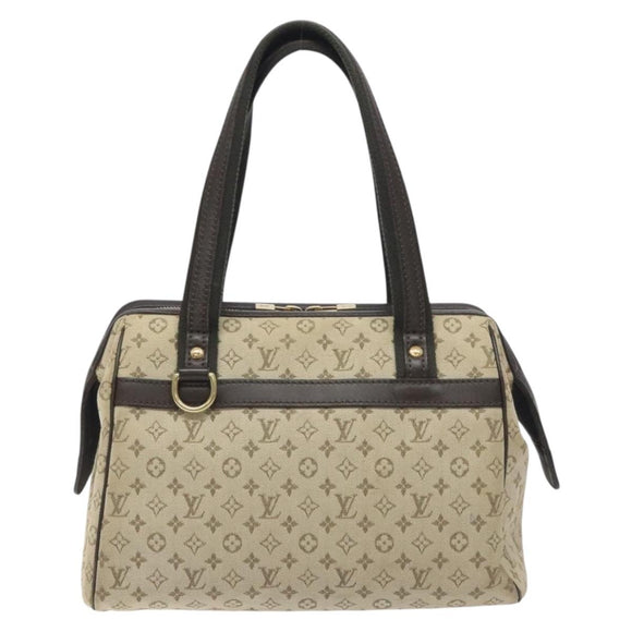 LOUIS VUITTON Monogram Mini Josephine PM Hand Bag Khaki M92215 LV Auth ep9387