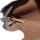 Christian Dior Honeycomb Canvas Shoulder Bag PVC Leather Black Auth ep9393-19