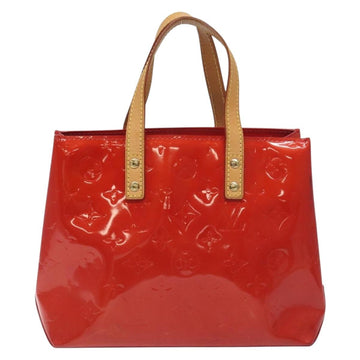 LOUIS VUITTON Monogram Vernis Reade PM Hand Bag Red Rouge M91088 LV Auth ep9401 - 0
