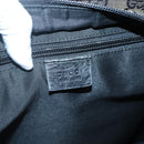 GUCCI GG Canvas Tote Bag Brown Silver 019 0401 Auth ep9402-18