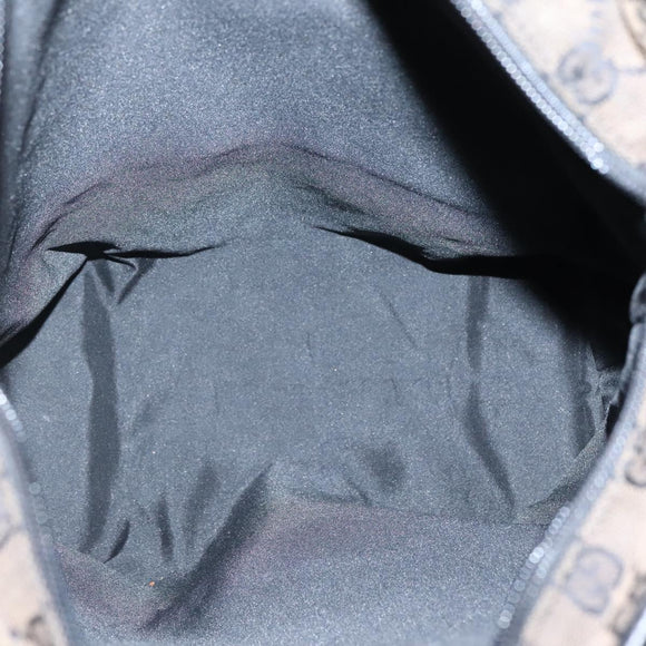 GUCCI GG Canvas Tote Bag Brown Silver 019 0401 Auth ep9402