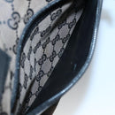 GUCCI GG Canvas Tote Bag Brown Silver 019 0401 Auth ep9402-11