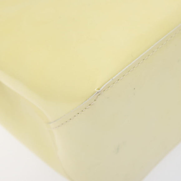 LOUIS VUITTON Monogram Vernis Reade PM Hand Bag Perle M91336 LV Auth ep9403