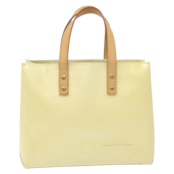 LOUIS VUITTON Monogram Vernis Reade PM Hand Bag Perle M91336 LV Auth ep9403