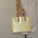 LOUIS VUITTON Monogram Vernis Reade PM Hand Bag Perle M91336 LV Auth ep9403-22