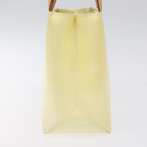 LOUIS VUITTON Monogram Vernis Reade PM Hand Bag Perle M91336 LV Auth ep9403