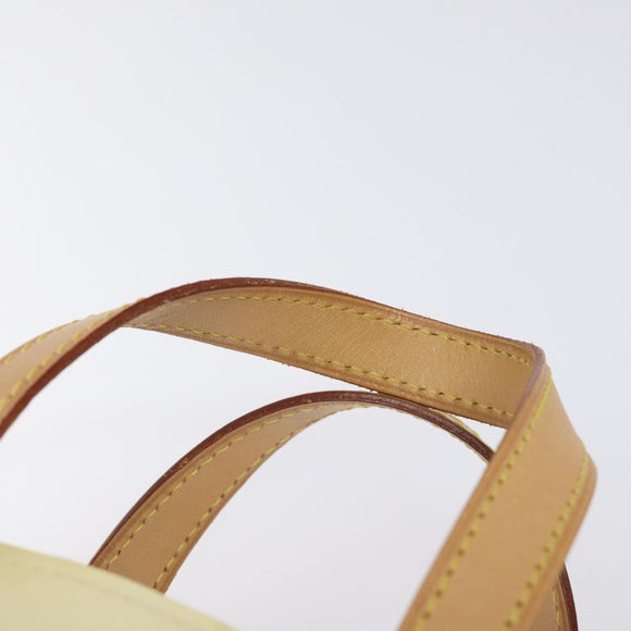 LOUIS VUITTON Monogram Vernis Reade PM Hand Bag Perle M91336 LV Auth ep9403