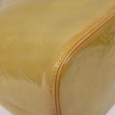 LOUIS VUITTON Monogram Vernis Houston Hand Bag Beige M91004 LV Auth ep9404-14