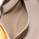 LOUIS VUITTON Monogram Vernis Houston Hand Bag Beige M91004 LV Auth ep9404-21