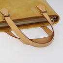 LOUIS VUITTON Monogram Vernis Houston Hand Bag Beige M91004 LV Auth ep9404-7