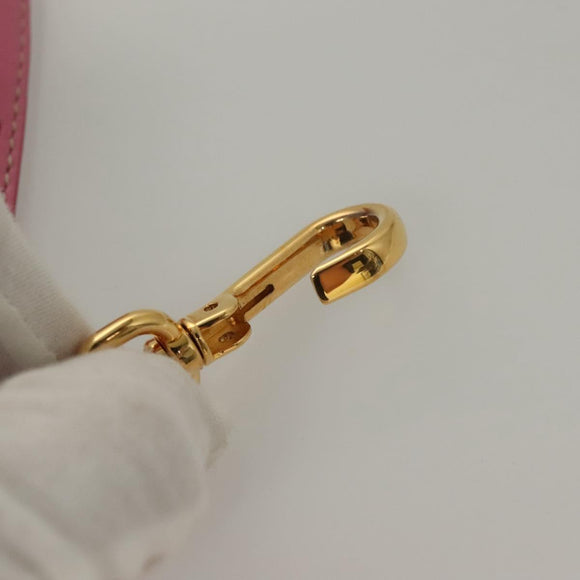 PRADA Hand Bag Nylon 2way Pink Gold Auth ep9408