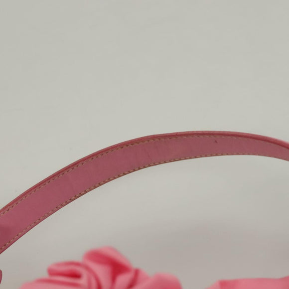 PRADA Hand Bag Nylon 2way Pink Gold Auth ep9408