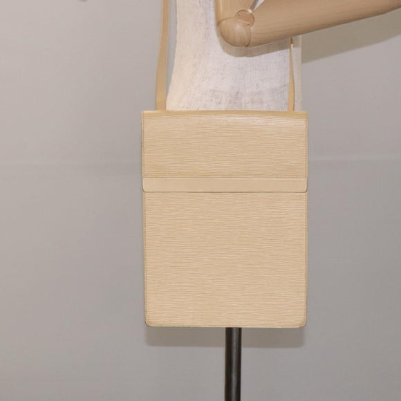 LOUIS VUITTON Epi Ramatuelle Shoulder Bag Cream Vanilla M5247A LV Auth ep9427