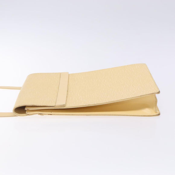 LOUIS VUITTON Epi Ramatuelle Shoulder Bag Cream Vanilla M5247A LV Auth ep9427