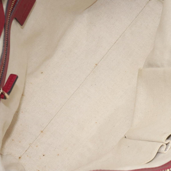 GUCCI GG Canvas Lovely Hand Bag Beige Gold 257069 Auth ep9430