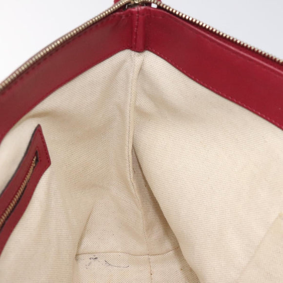 GUCCI GG Canvas Lovely Hand Bag Beige Gold 257069 Auth ep9430