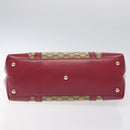 GUCCI GG Canvas Lovely Hand Bag Beige Gold 257069 Auth ep9430-5