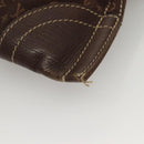 LOUIS VUITTON Monogram Mini Lin Tangier Tote Bag Brown Ebene M40023 Auth ep9437-9