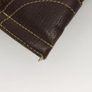 LOUIS VUITTON Monogram Mini Lin Tangier Tote Bag Brown Ebene M40023 Auth ep9437-15