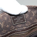 LOUIS VUITTON Monogram Mini Lin Tangier Tote Bag Brown Ebene M40023 Auth ep9437-17