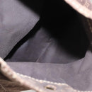 LOUIS VUITTON Monogram Mini Lin Tangier Tote Bag Brown Ebene M40023 Auth ep9437-11