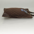 LOUIS VUITTON Monogram Mini Lin Tangier Tote Bag Brown Ebene M40023 Auth ep9437-3
