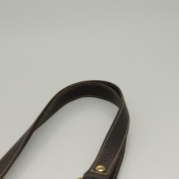 LOUIS VUITTON Monogram Mini Lin Tangier Tote Bag Brown Ebene M40023 Auth ep9437