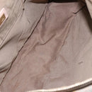 FENDI Zucchino Canvas Shoulder Bag Beige Gold Auth ep9438-19