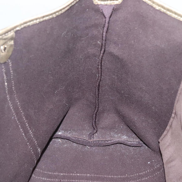 GUCCI GG Crystal Tote Bag Coated Canvas Beige Gold 197953 Auth ep9440