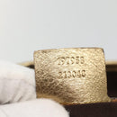 GUCCI GG Crystal Tote Bag Coated Canvas Beige Gold 197953 Auth ep9440-20