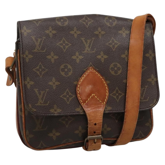 LOUIS VUITTON Monogram Cartouchiere MM Shoulder Bag M51253 LV Auth ep9444
