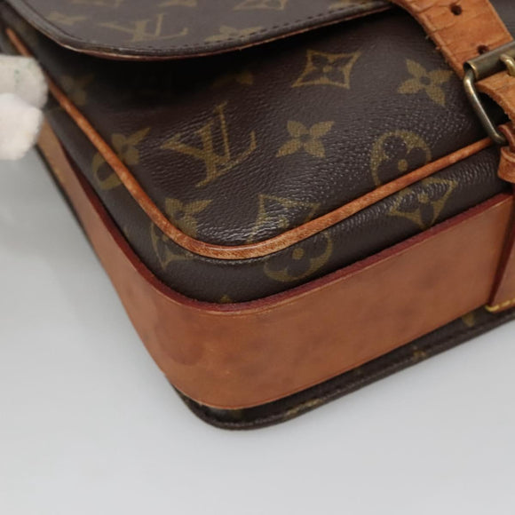 LOUIS VUITTON Monogram Cartouchiere MM Shoulder Bag M51253 LV Auth ep9444
