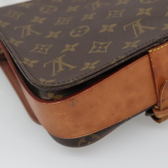 LOUIS VUITTON Monogram Cartouchiere MM Shoulder Bag M51253 LV Auth ep9444