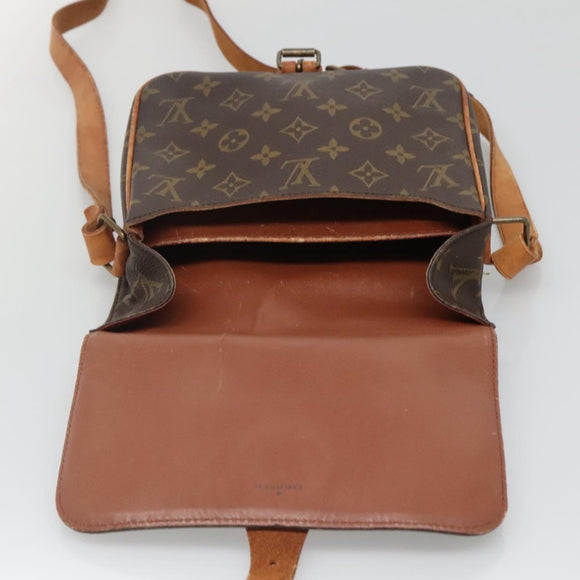 LOUIS VUITTON Monogram Cartouchiere MM Shoulder Bag M51253 LV Auth ep9444