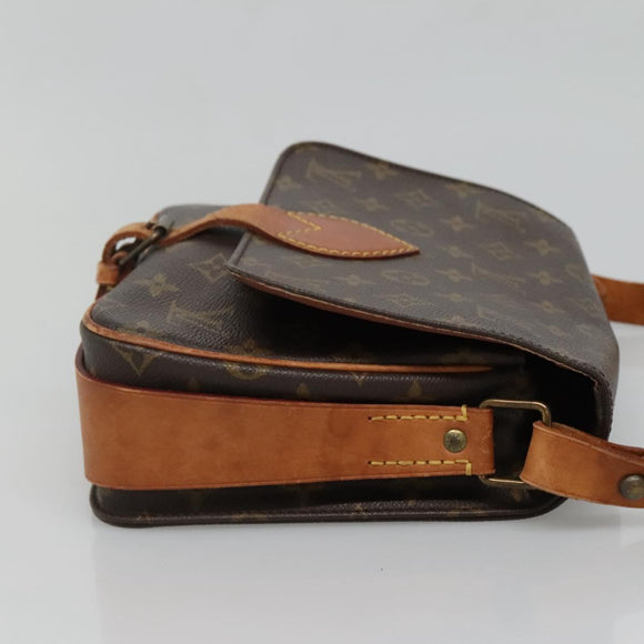 LOUIS VUITTON Monogram Cartouchiere MM Shoulder Bag M51253 LV Auth ep9444