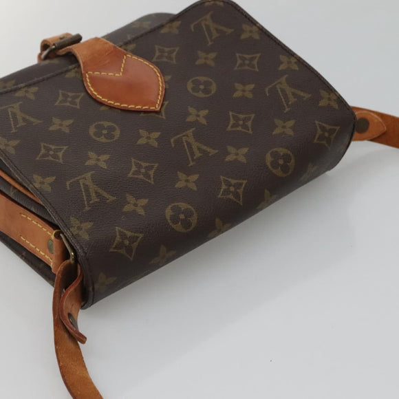 LOUIS VUITTON Monogram Cartouchiere MM Shoulder Bag M51253 LV Auth ep9444