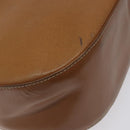 BURBERRY Shoulder Bag Leather Brown Gold Auth ep9447-11