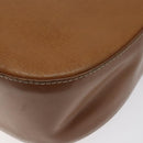 BURBERRY Shoulder Bag Leather Brown Gold Auth ep9447-12