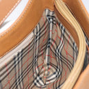 BURBERRY Shoulder Bag Leather Brown Gold Auth ep9447-16