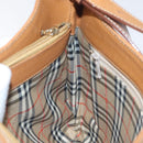 BURBERRY Shoulder Bag Leather Brown Gold Auth ep9447-17