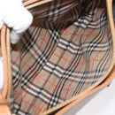 BURBERRY Shoulder Bag Leather Brown Gold Auth ep9447-19