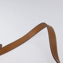 BURBERRY Shoulder Bag Leather Brown Gold Auth ep9447-8