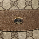 GUCCI GG Supreme Tote Bag PVC Beige Gold 39 02 061 Auth ep9449-17