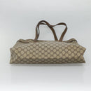 GUCCI GG Supreme Tote Bag PVC Beige Gold 39 02 061 Auth ep9449-5