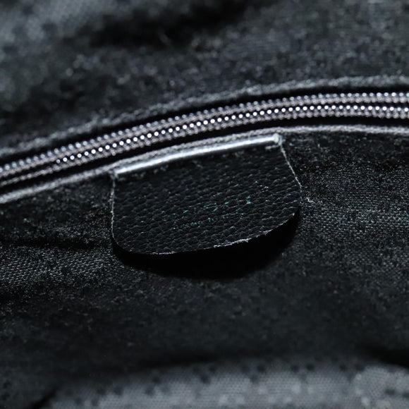 GUCCI Bamboo Hand Bag Suede 2way Black Gold 002 2058 0508 0 Auth ep9453