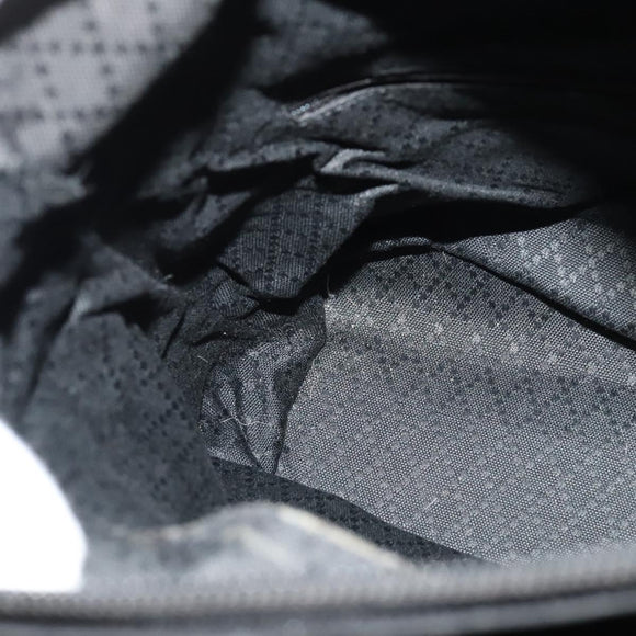 GUCCI Bamboo Hand Bag Suede 2way Black Gold 002 2058 0508 0 Auth ep9453